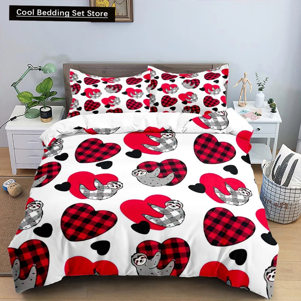 Cartoon Sloth Duvet Cover King Queen Funny Animal Bedding Set for Kids Wildlife Polyester Quilt Cover Children Birthday Gifts
Cartoon Sloth Duvet Cover King Queen Funny Animal Bedding Set for Kids Wildlife Polyester Quilt Cover Children Birthday Gifts