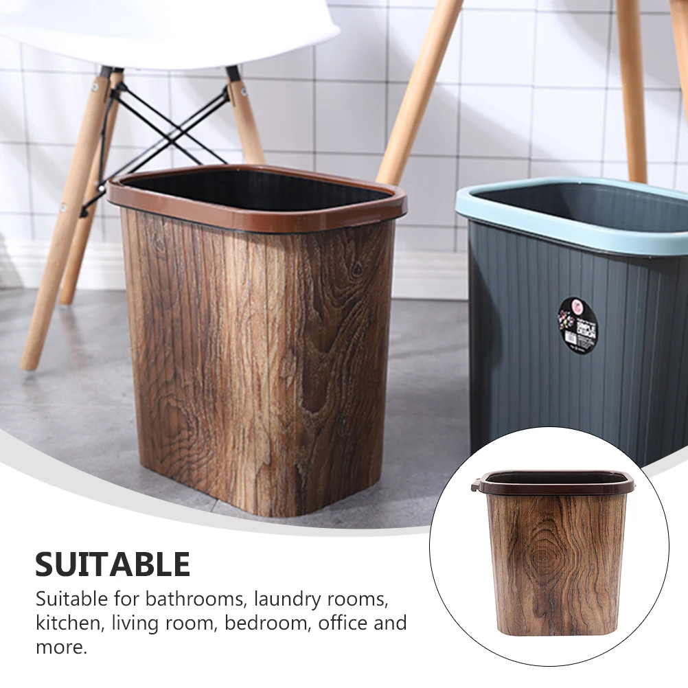 Rectangular Plastic Trash Can Waste Container Rubbish Small Bathroom Garbage Pp Environmental Protection Material Recycling
Rectangular Plastic Trash Can Waste Container Rubbish Small Bathroom Garbage Pp Environmental Protection Material Recycling