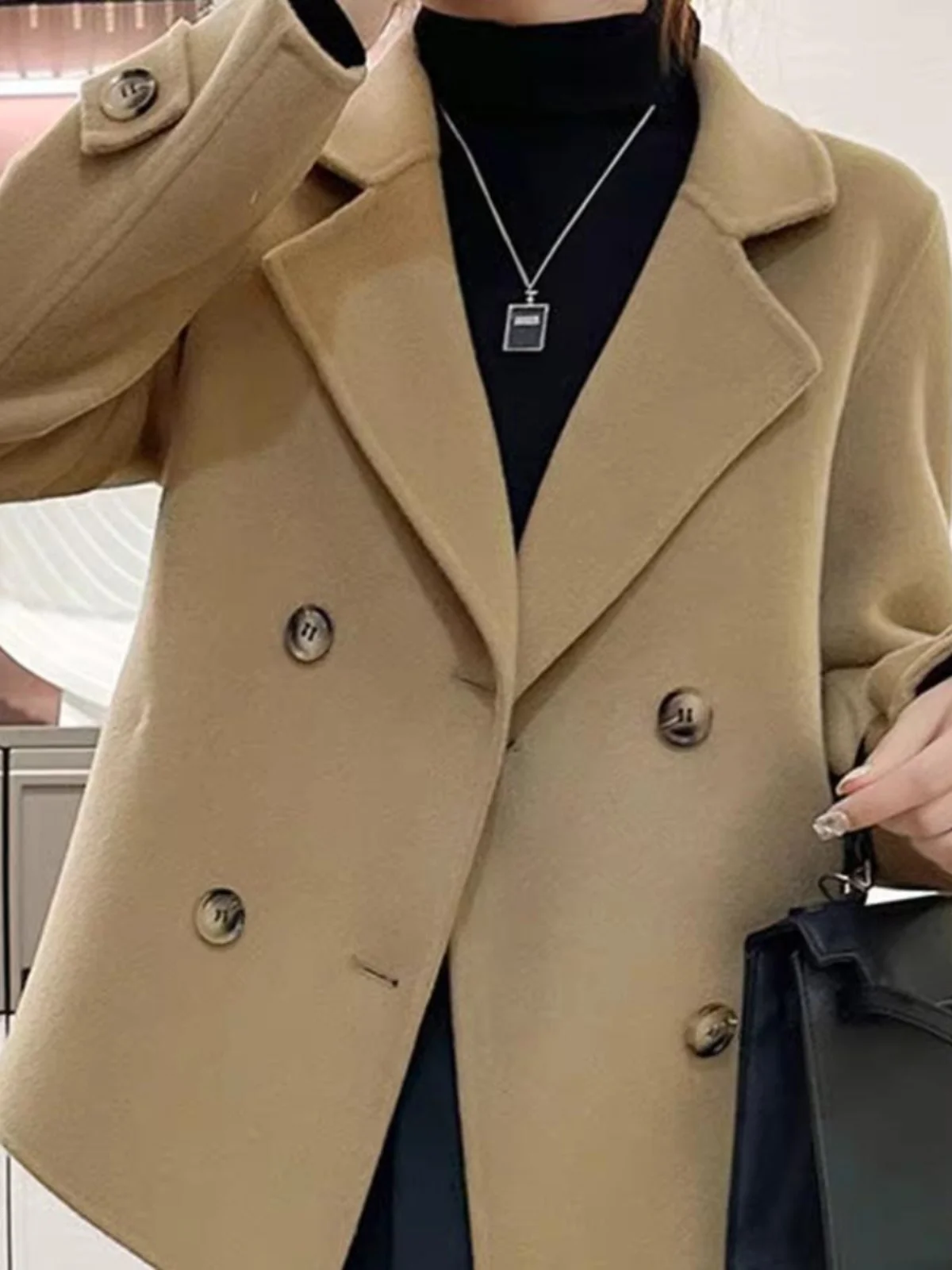 ort Woolen Coat for Women Winter 2024 Button Sle Small Size Jaet Commute Faion Regular Sve Long Sve Other
ort Woolen Coat for Women Winter 2024 Button Sle Small Size Jaet Commute Faion Regular Sve Long Sve Other