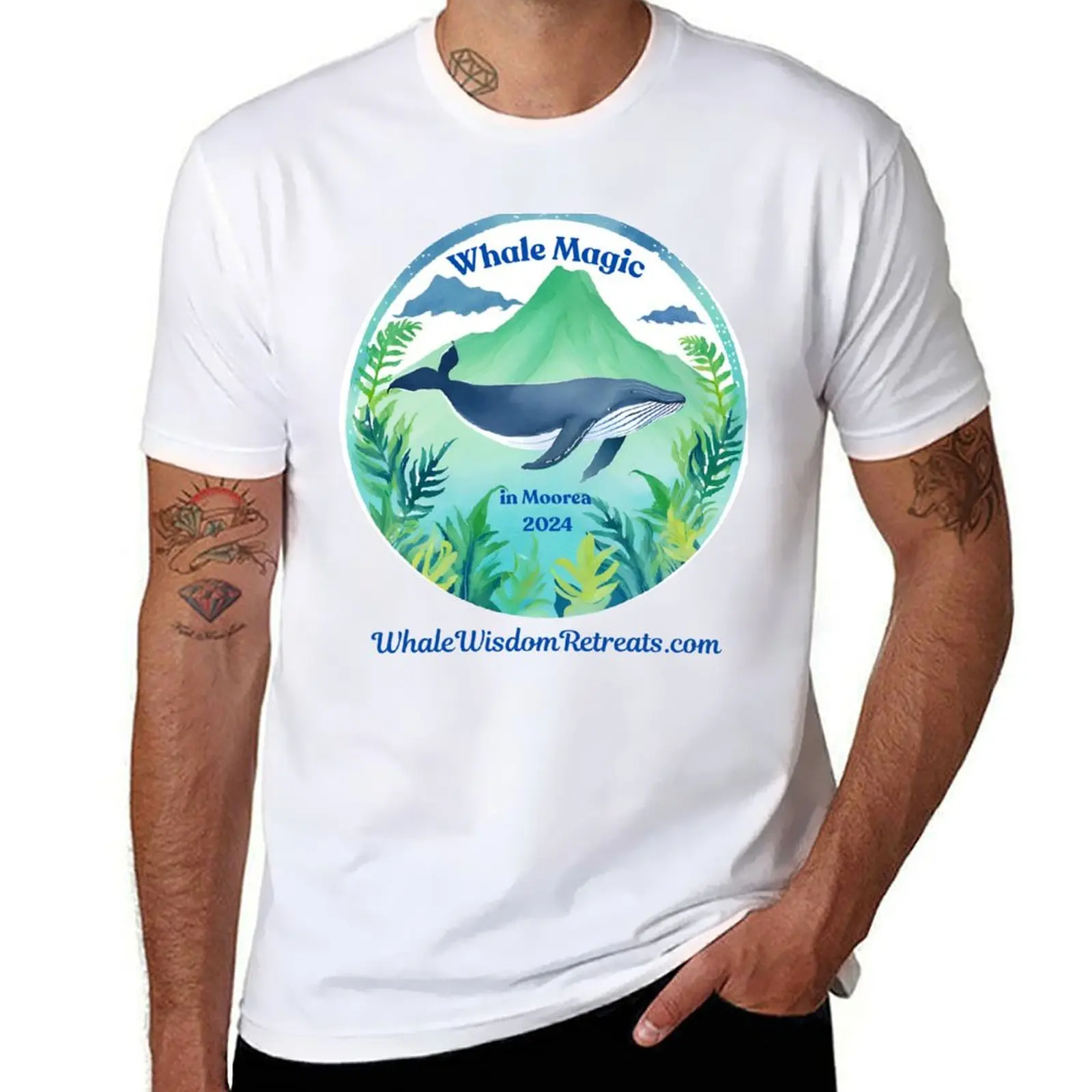 Whale Magic in Moorea 2024 Retreat Logo T-Shirt graphic t shirts for man funny t shirts dark humor
Whale Magic in Moorea 2024 Retreat Logo T-Shirt graphic t shirts for man funny t shirts dark humor