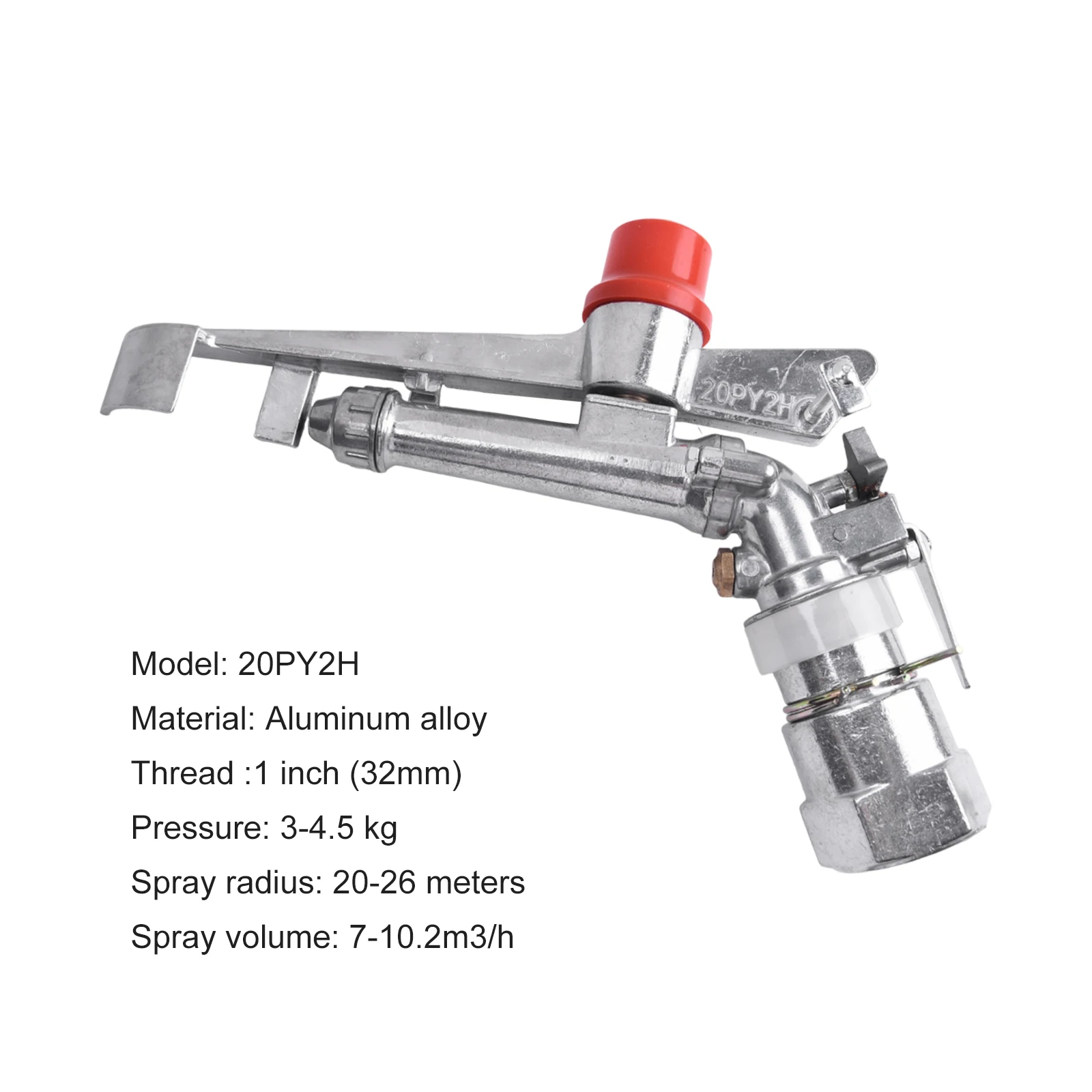 Garden Irrigation Sprinkler Adjustable Lawn Sprinkler Garden Irrigation Adjustable Wide Coverage Zinc Alloy Material
Garden Irrigation Sprinkler Adjustable Lawn Sprinkler Garden Irrigation Adjustable Wide Coverage Zinc Alloy Material