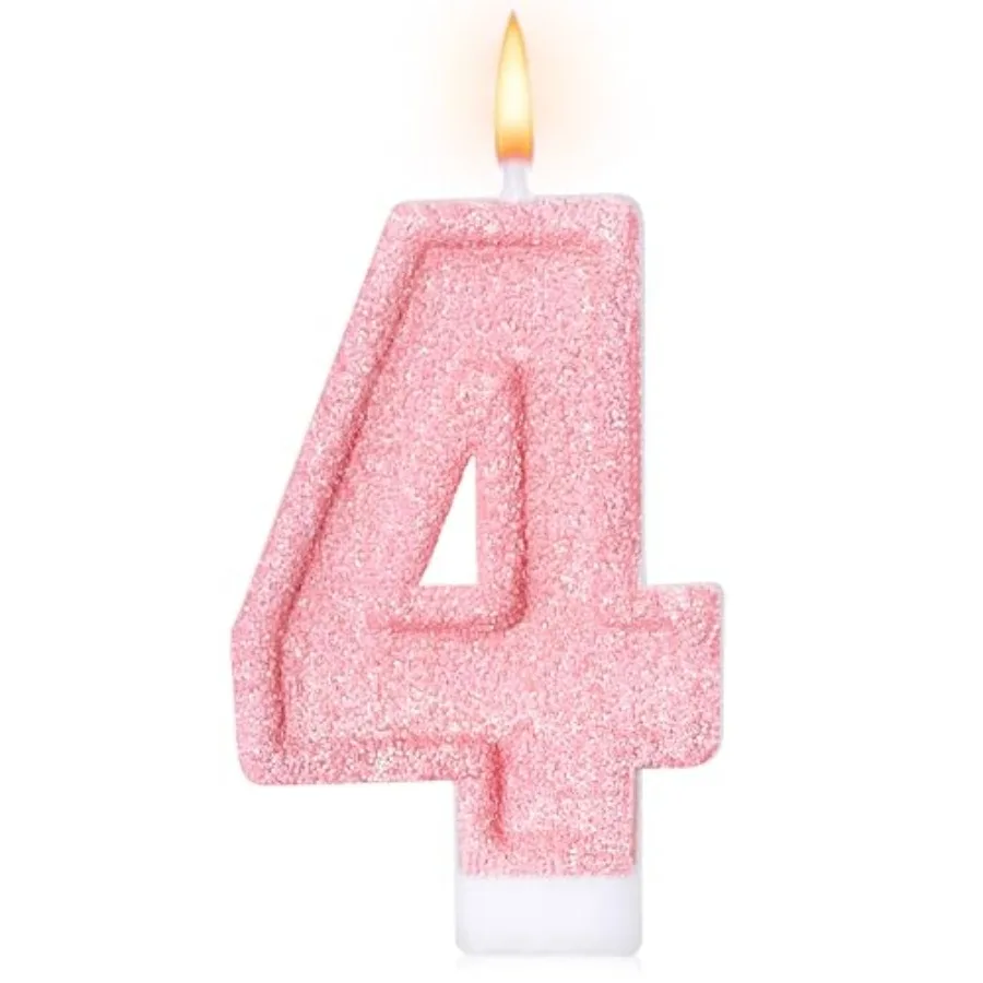 Cute Birthday Candle, Glitter Pink Number Candles, Birthday Cake Topper Decoration, Party Supplies Anniversary Celebrations
Cute Birthday Candle, Glitter Pink Number Candles, Birthday Cake Topper Decoration, Party Supplies Anniversary Celebrations