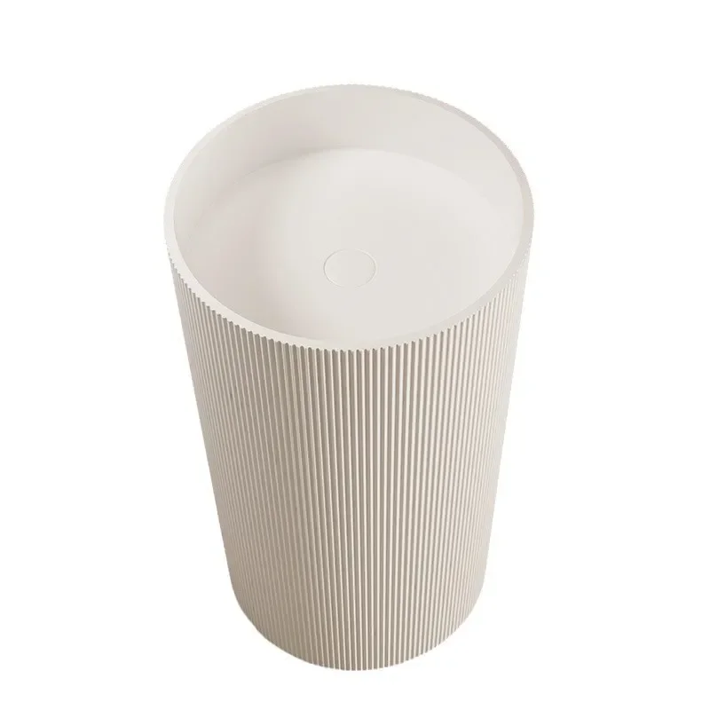 Artificial stone column basin Wave stripe floor-to-ceiling bathroom Small apartment column basin Face wash hand basin
Artificial stone column basin Wave stripe floor-to-ceiling bathroom Small apartment column basin Face wash hand basin