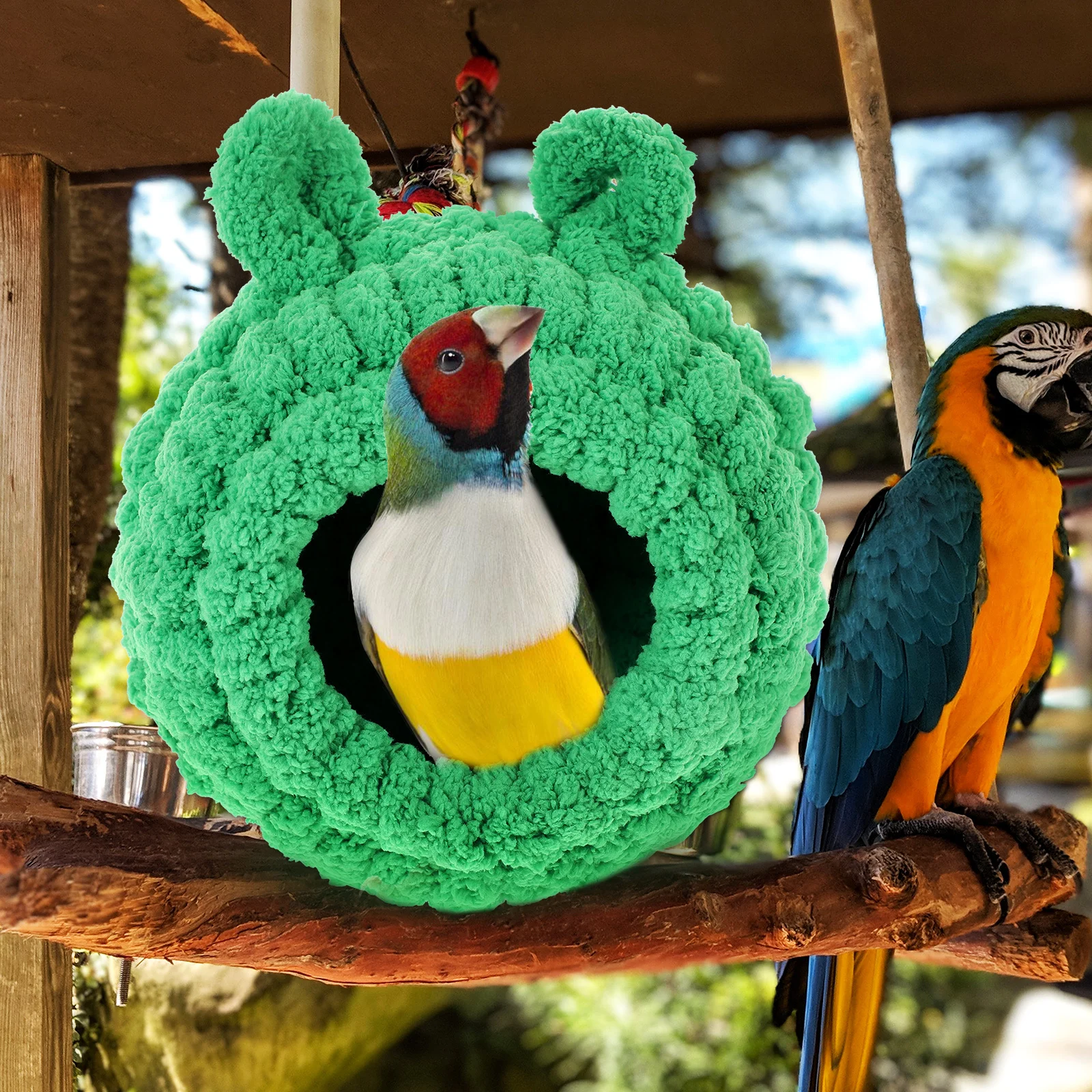 Hanging Bird Hammock Bed Parrot Warm Nest for Cage Sleeping Shelter Comfortable Nest for Pets Playtime Entertainment
Hanging Bird Hammock Bed Parrot Warm Nest for Cage Sleeping Shelter Comfortable Nest for Pets Playtime Entertainment