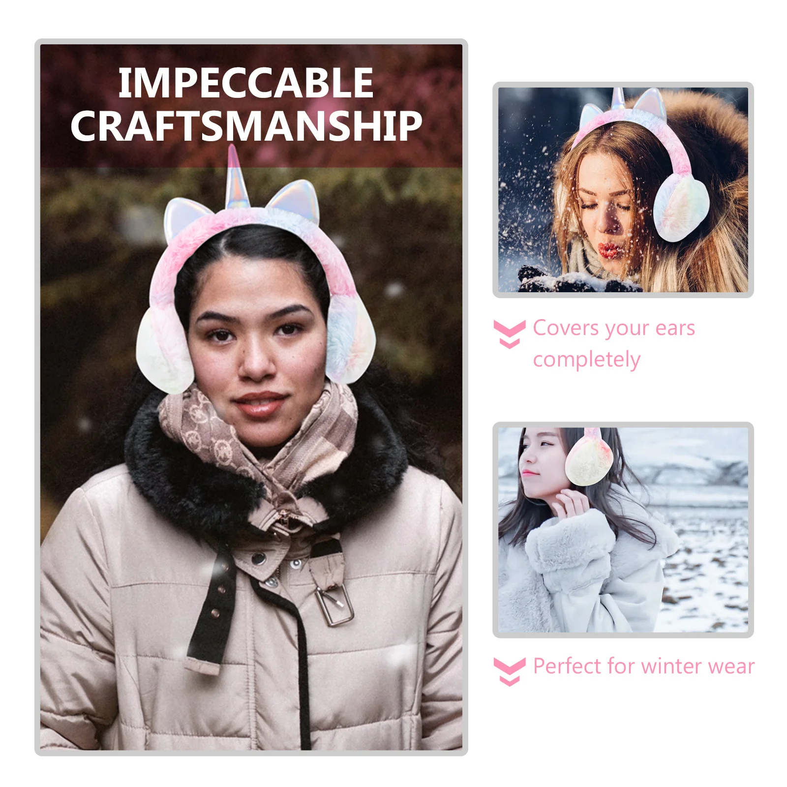 1pc Glitter Muffs Unicorn Earmuff Winter Warm Ear Protector Anti-Slip Ear Warmer Cover For Women Girls Outdoor Cold Weather
1pc Glitter Muffs Unicorn Earmuff Winter Warm Ear Protector Anti-Slip Ear Warmer Cover For Women Girls Outdoor Cold Weather