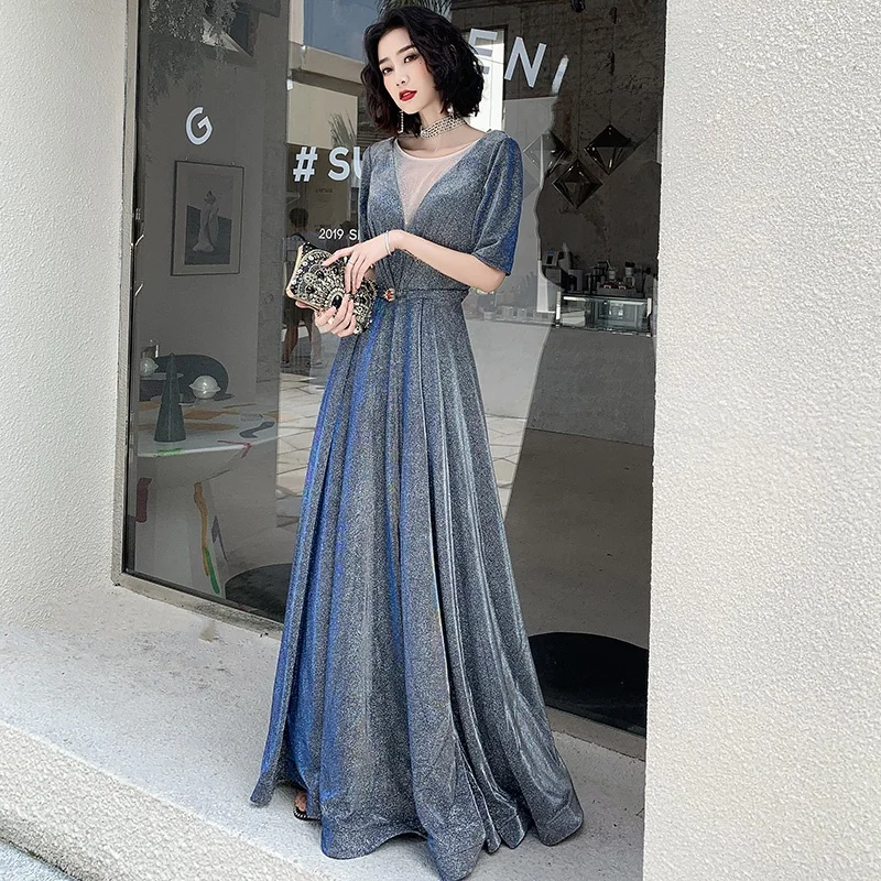 Starry Night Evening Dr Luxury Sensation Wedding Engagement Par Performance Host Long Skirt Korean Sle Polyester Fiber
Starry Night Evening Dr Luxury Sensation Wedding Engagement Par Performance Host Long Skirt Korean Sle Polyester Fiber