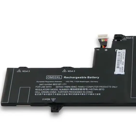 Новый аккумулятор для HP EliteBook 1030 G2 1GY31PA OM03XL HSTNN-IB7O с длительным сроком службы батареи
Новый аккумулятор для HP EliteBook 1030 G2 1GY31PA OM03XL HSTNN-IB7O с длительным сроком службы батареи
