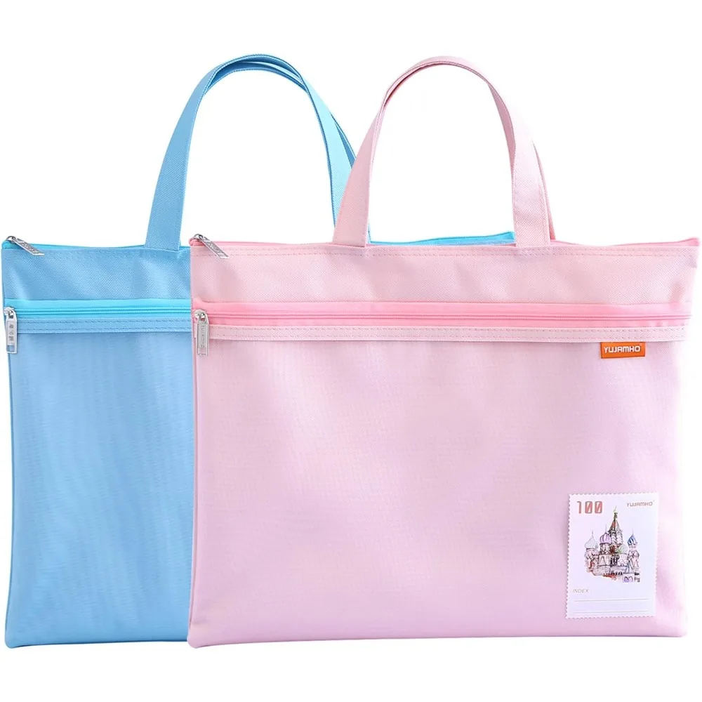 Сетчатая сумка на молнии 11x13,7 дюйма, 2 шт., большая водонепроницаемая сумка для файлов с двойным карманом и ручкой, складное хранилище документов формата А4 для 
Сетчатая сумка на молнии 11x13,7 дюйма, 2 шт., большая водонепроницаемая сумка для файлов с двойным карманом и ручкой, складное хранилище документов формата А4 для