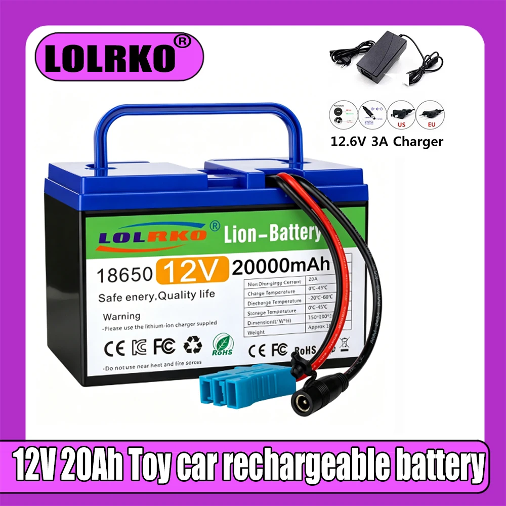 For Peg-Perego Tractor & John Deere Gator XUV, 12V 20Ah Battery Replacement Battery for Kids Ride-on Toys & Cars & Power Wheels
For Peg-Perego Tractor & John Deere Gator XUV, 12V 20Ah Battery Replacement Battery for Kids Ride-on Toys & Cars & Power Wheels