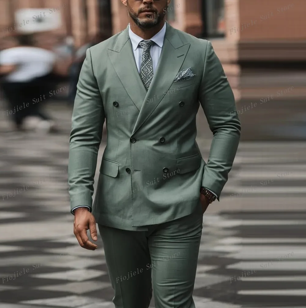New Men Business Formal Occasion Tuxedos Groom Groomsman Wedding Party Prom Male Suit 2 Piece Set Blazer Pants
New Men Business Formal Occasion Tuxedos Groom Groomsman Wedding Party Prom Male Suit 2 Piece Set Blazer Pants