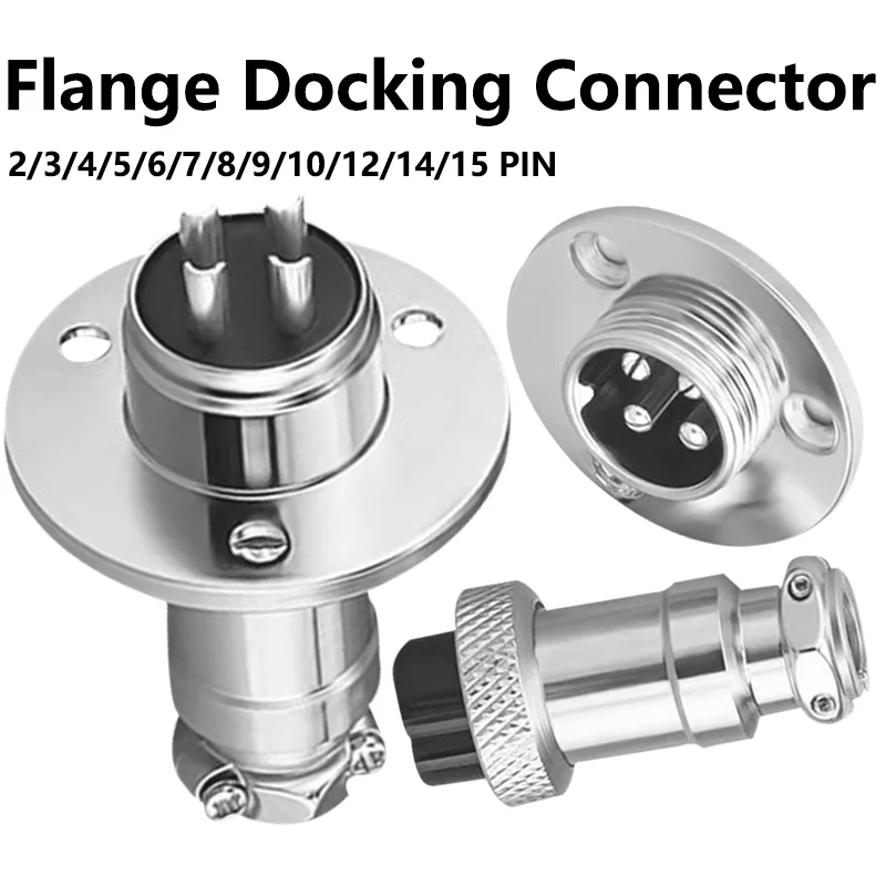 GX12/16/20 2/3/4/5/6/7/8/9/10/12/14Core15 Pin Flange Type Male&Female Connectors Copper Aviation Plug &Socket
GX12/16/20 2/3/4/5/6/7/8/9/10/12/14Core15 Pin Flange Type Male&Female Connectors Copper Aviation Plug &Socket