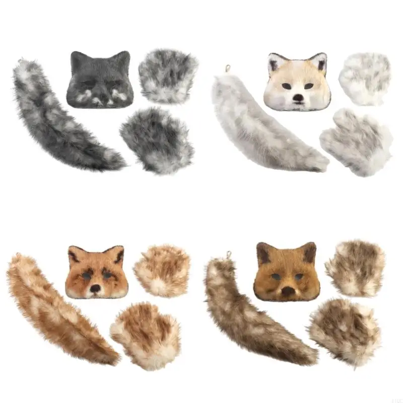 2025 New Cats Half Face Mask Foxes Mask Foxes Tail Animal Fancy Costume Animal Foxes Costumes Accessories for Halloween Cosplay
2025 New Cats Half Face Mask Foxes Mask Foxes Tail Animal Fancy Costume Animal Foxes Costumes Accessories for Halloween Cosplay