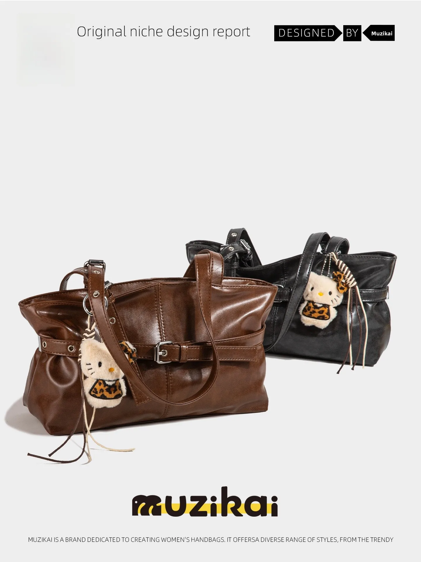 MuziKai Women's Underarm Bag Soft Leather Commuter Single Shoulder Bag Casual Minimalist Style Fashionable Trendy Design
MuziKai Women's Underarm Bag Soft Leather Commuter Single Shoulder Bag Casual Minimalist Style Fashionable Trendy Design