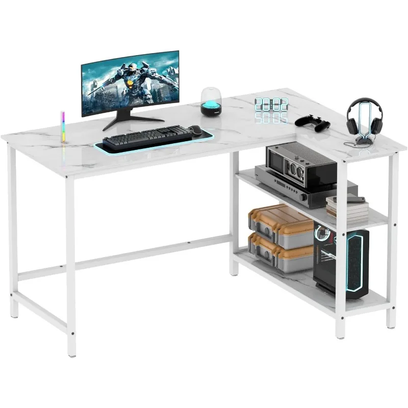 Computer Desk with Shelves, 50 Inch Gaming Writing Desk, Study PC Table Workstation with Storage for Home Office, Living Room
Computer Desk with Shelves, 50 Inch Gaming Writing Desk, Study PC Table Workstation with Storage for Home Office, Living Room
