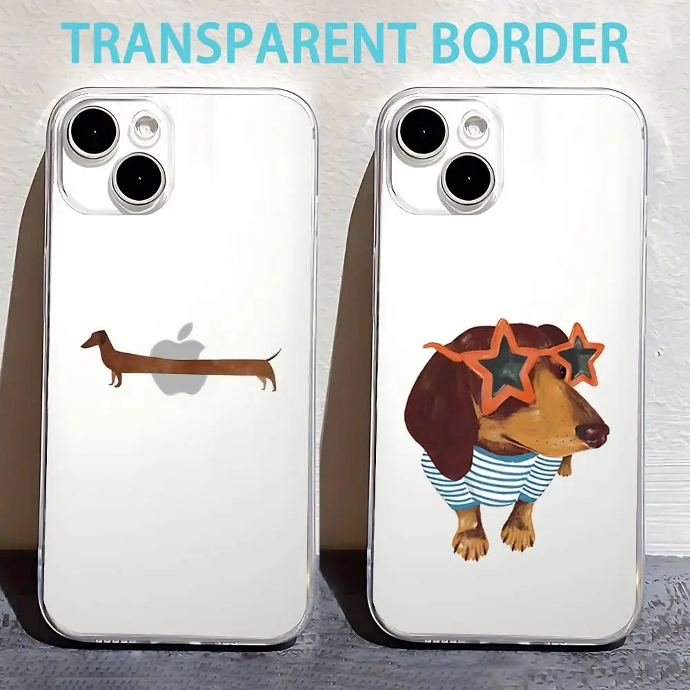 Cute Dachshund Puppy Phone Case For iPhone 16,15,14,13,12,11 Pro,Max,Plus,X,XS,XR,SE,Mini Transparent Silicone Soft
Cute Dachshund Puppy Phone Case For iPhone 16,15,14,13,12,11 Pro,Max,Plus,X,XS,XR,SE,Mini Transparent Silicone Soft