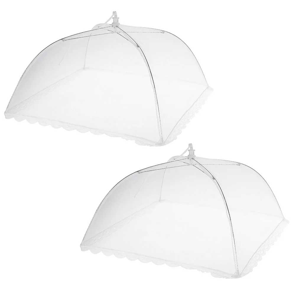 2pcs Food Cover Tent Anti-Mosquito Mesh For Kitchen Table Outdoor Party Reusable Dustproof Insect Proof Cover Foldable Strong
2pcs Food Cover Tent Anti-Mosquito Mesh For Kitchen Table Outdoor Party Reusable Dustproof Insect Proof Cover Foldable Strong