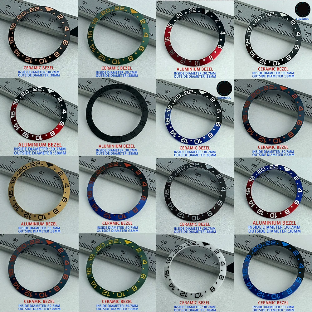 Sloping 38mm*30.7mm Ceramic/Aluminum Beze Insert For 40mm Mens Watch Replace Watch Face Watch Bezel Inserts Watch Parts
Sloping 38mm*30.7mm Ceramic/Aluminum Beze Insert For 40mm Mens Watch Replace Watch Face Watch Bezel Inserts Watch Parts