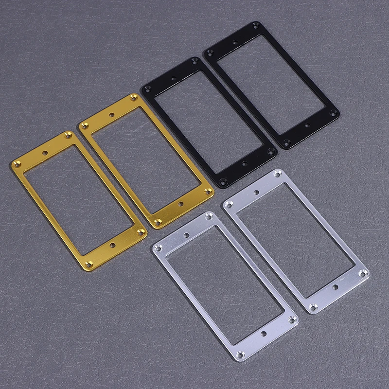2Pcs Flat Aluminum Alloy Humbucker Pickup Mounting Ring Bridge Neck Pickups Cover Frame Replacement for Electric Guitars
2Pcs Flat Aluminum Alloy Humbucker Pickup Mounting Ring Bridge Neck Pickups Cover Frame Replacement for Electric Guitars