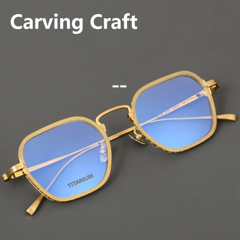 Classic Square Eyewear Pure Titanium Men Glasses Frame Women Vintage Handmade Fashion Computer Reading Myopia Lenses Eyeglasses
Classic Square Eyewear Pure Titanium Men Glasses Frame Women Vintage Handmade Fashion Computer Reading Myopia Lenses Eyeglasses