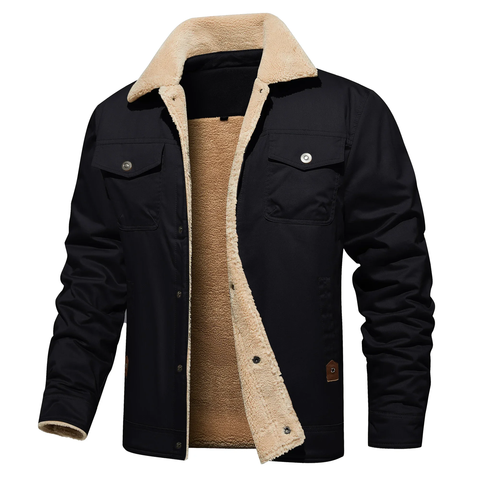 New Pocket Buttons Formal Streetwear Winter Men Casual Warm Fleece Brand Jacket Windproof Mens Jackets High Quality Coats Men
New Pocket Buttons Formal Streetwear Winter Men Casual Warm Fleece Brand Jacket Windproof Mens Jackets High Quality Coats Men