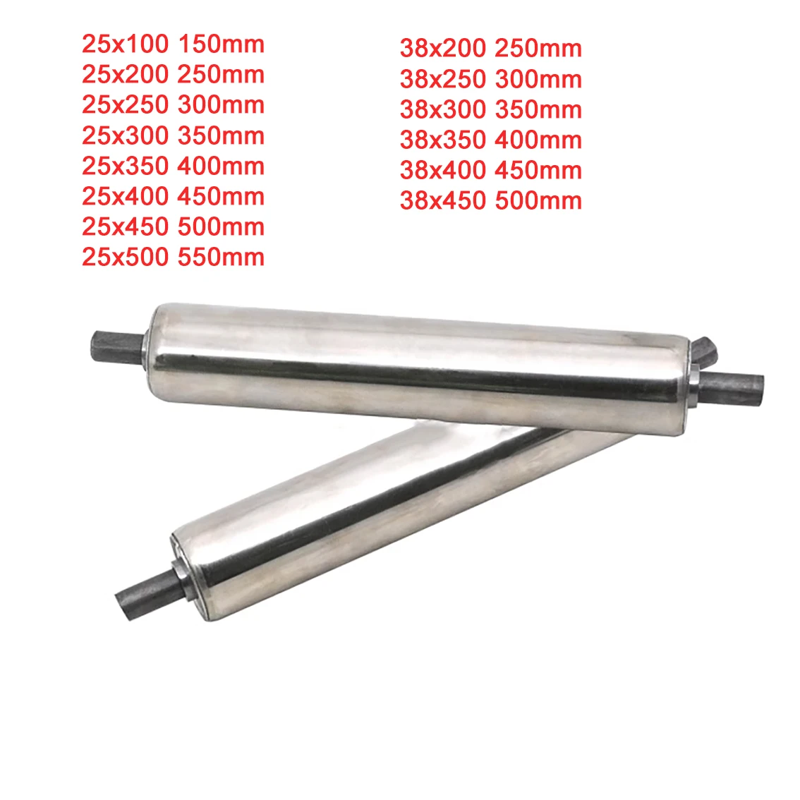 1Pcs Dia 25mm 38mm 201 Stainless Steel Gravity Roller Conveyor Total Length 150 200 250 300 350 400 450 500mm
1Pcs Dia 25mm 38mm 201 Stainless Steel Gravity Roller Conveyor Total Length 150 200 250 300 350 400 450 500mm