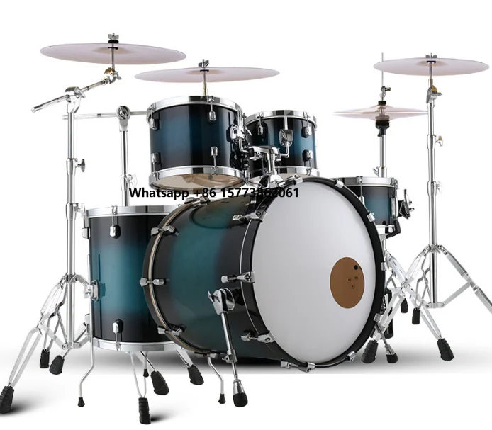 Customizable 5-drum and 4/3/2-cymbal Drum Set Acrylic Jazz Drum Rhythm Instrument
Customizable 5-drum and 4/3/2-cymbal Drum Set Acrylic Jazz Drum Rhythm Instrument