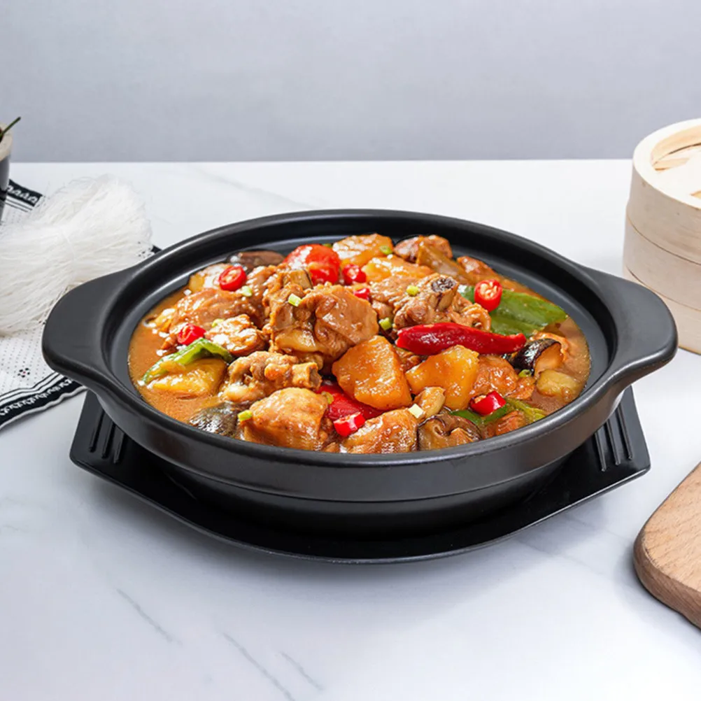 1Set Clay Pot High Temperature Resistant Cooking Pot 600Ml with Lid Tray Double Handles for Stew Soup Ramen Kitchen Essentials
1Set Clay Pot High Temperature Resistant Cooking Pot 600Ml with Lid Tray Double Handles for Stew Soup Ramen Kitchen Essentials
