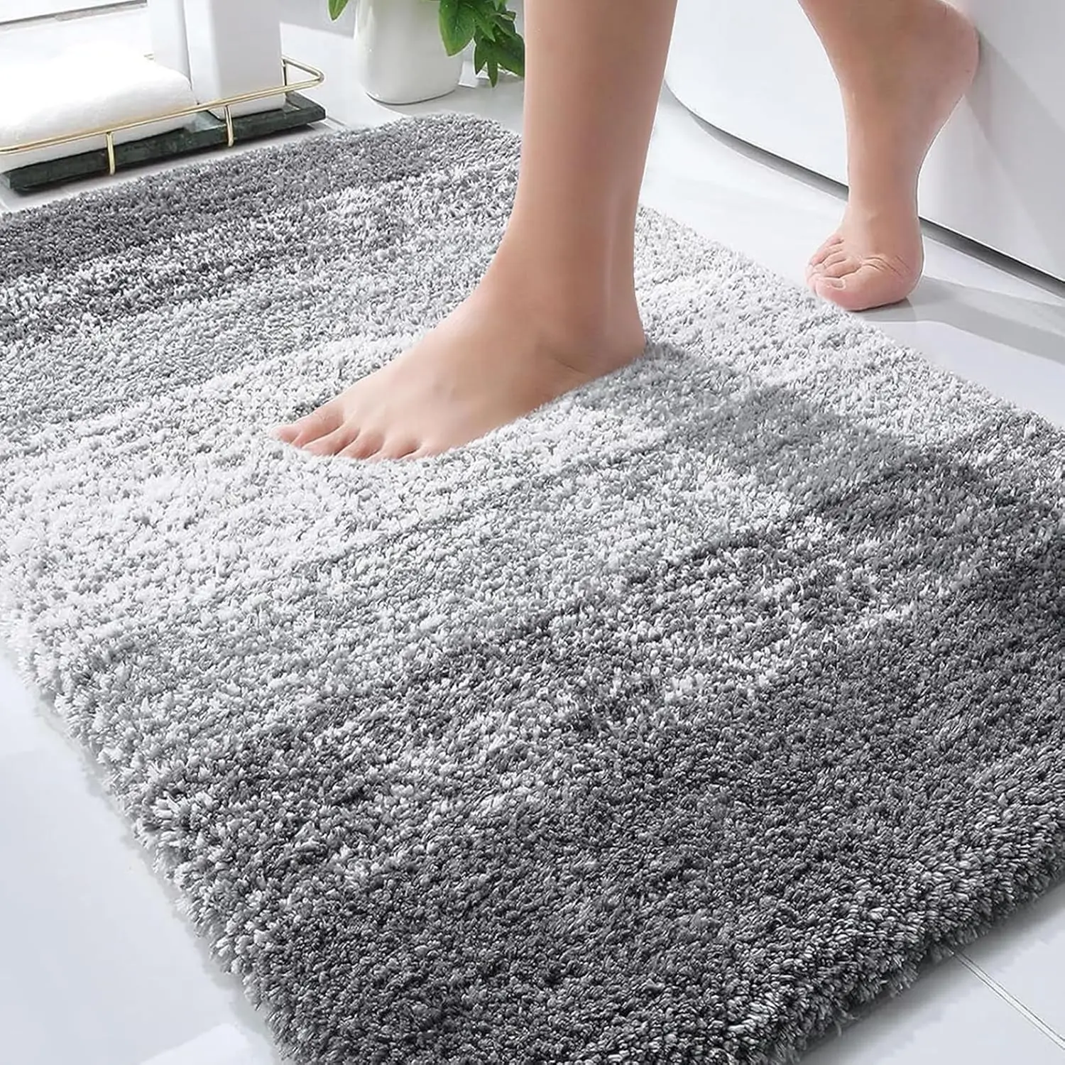 Bathroom Rugs Mat 36x24, Extra Soft Absorbent Microfiber Bath Rugs, Rubber Backing, Quick Dry, Machine Washable Bath Mat
Bathroom Rugs Mat 36x24, Extra Soft Absorbent Microfiber Bath Rugs, Rubber Backing, Quick Dry, Machine Washable Bath Mat