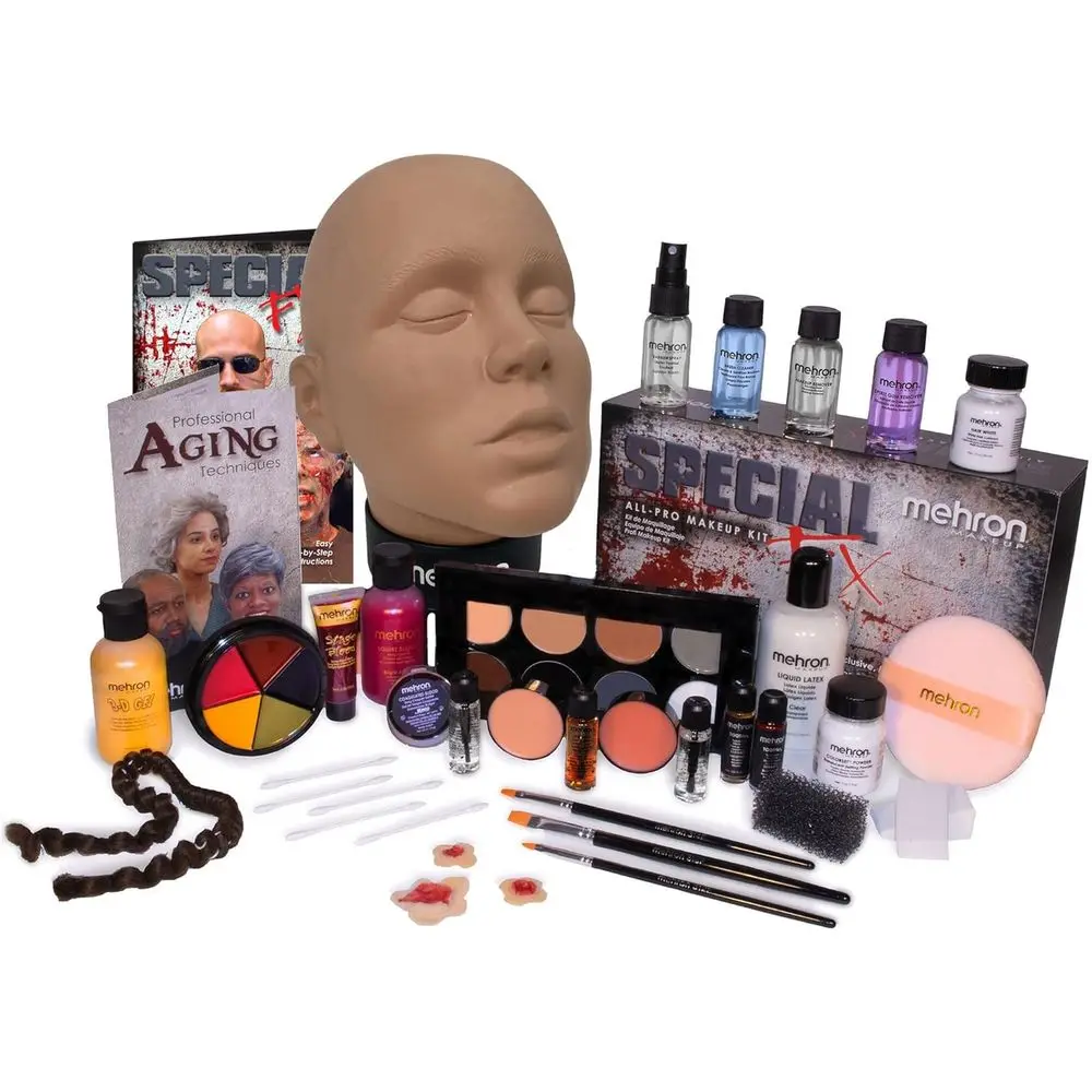 Makeup Special X All-Pro Makeup Kit with Practice | Complete Proional Stage Kit Includes Practice | Special Eects or Theatre, Ha
Makeup Special X All-Pro Makeup Kit with Practice | Complete Proional Stage Kit Includes Practice | Special Eects or Theatre, Ha