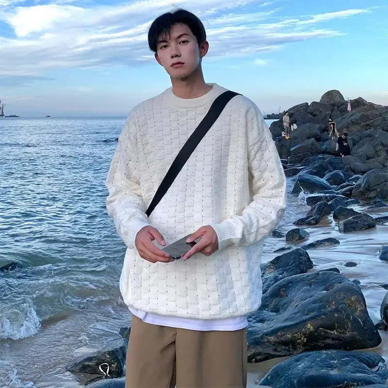 2023 New Winter Knitted Warm Cashmere Sweater Men High End Luxury Mens Knitwear Korean Harajuku Male Pullover Sweaters A177
2023 New Winter Knitted Warm Cashmere Sweater Men High End Luxury Mens Knitwear Korean Harajuku Male Pullover Sweaters A177