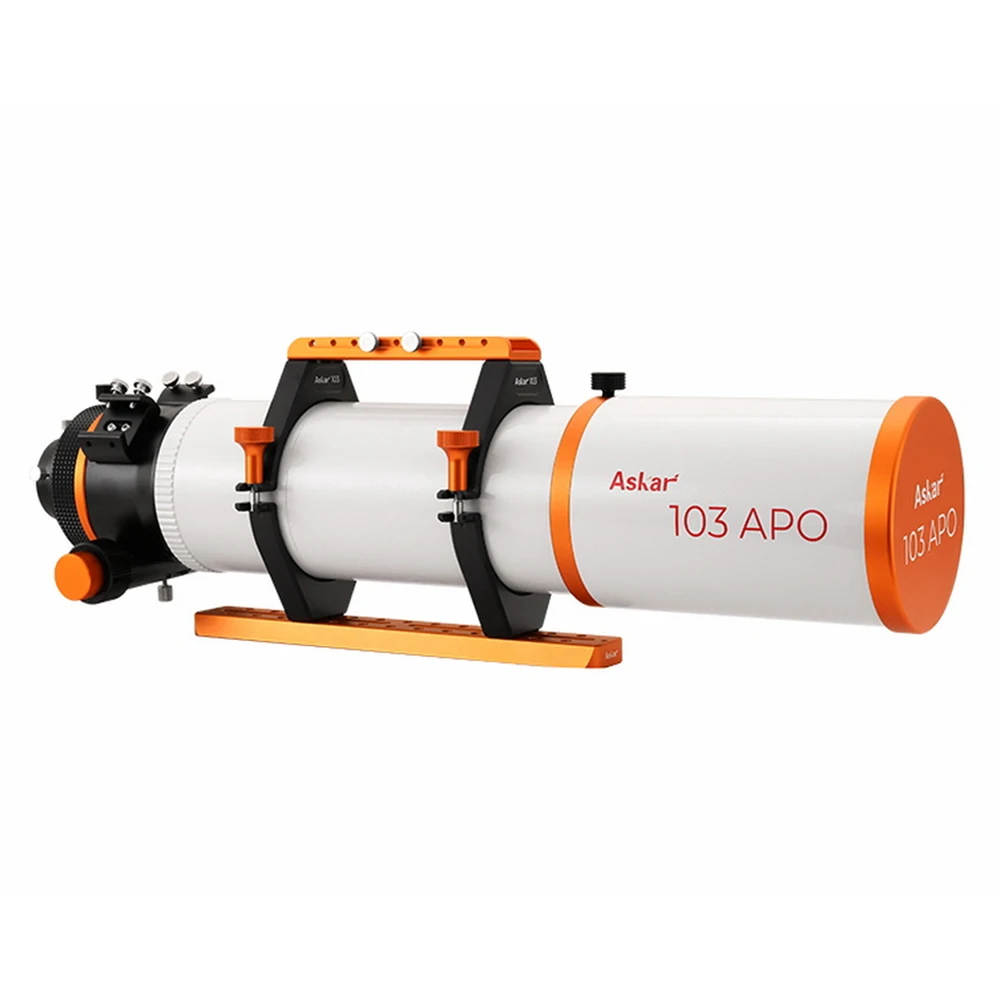SharpStar Askar 103APO 103mm f/6.8 APO Refractor Telescope, 3-ED Apochromatic, Deep Sky Astrophotography, Full Frame Compatible
SharpStar Askar 103APO 103mm f/6.8 APO Refractor Telescope, 3-ED Apochromatic, Deep Sky Astrophotography, Full Frame Compatible