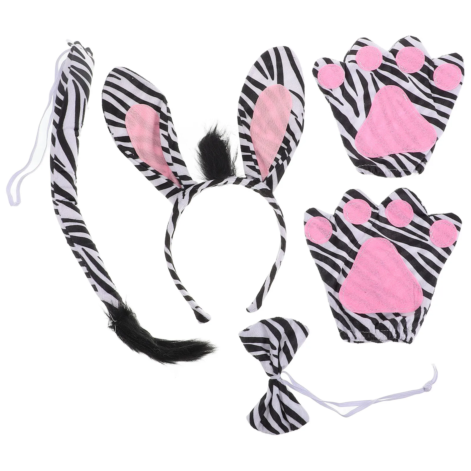 Zebra Headband Animal Ears Hair Accessories Halloween Party Decorations Cosplay Costumes Festive Decorative Headband Props
Zebra Headband Animal Ears Hair Accessories Halloween Party Decorations Cosplay Costumes Festive Decorative Headband Props