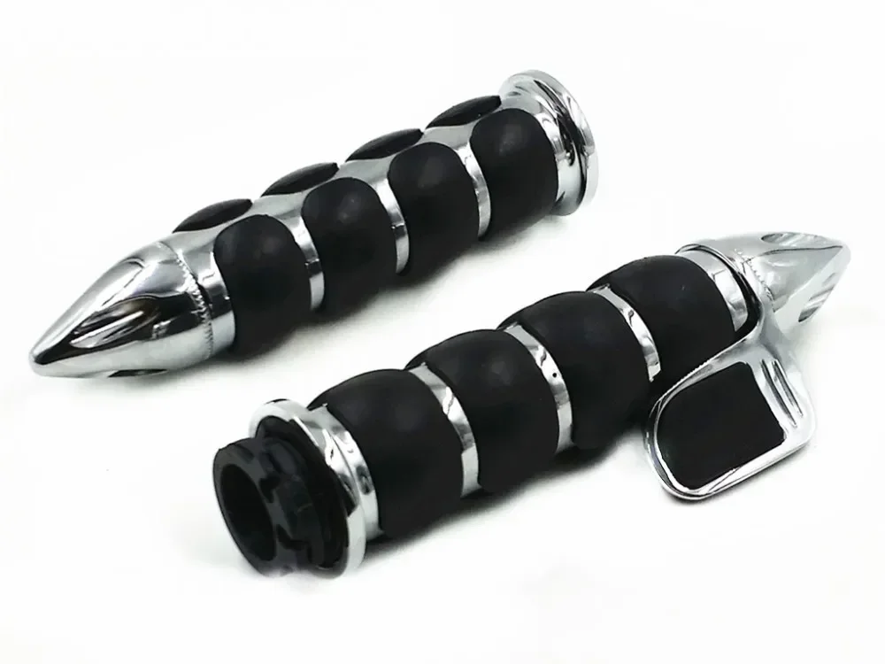 1" 25mm Fat Spike Chrome Hand Grips W/Wide Palm Rest For Harley Dyna Softail Sportster XL 883 1200 FL Cafe Racer
1" 25mm Fat Spike Chrome Hand Grips W/Wide Palm Rest For Harley Dyna Softail Sportster XL 883 1200 FL Cafe Racer