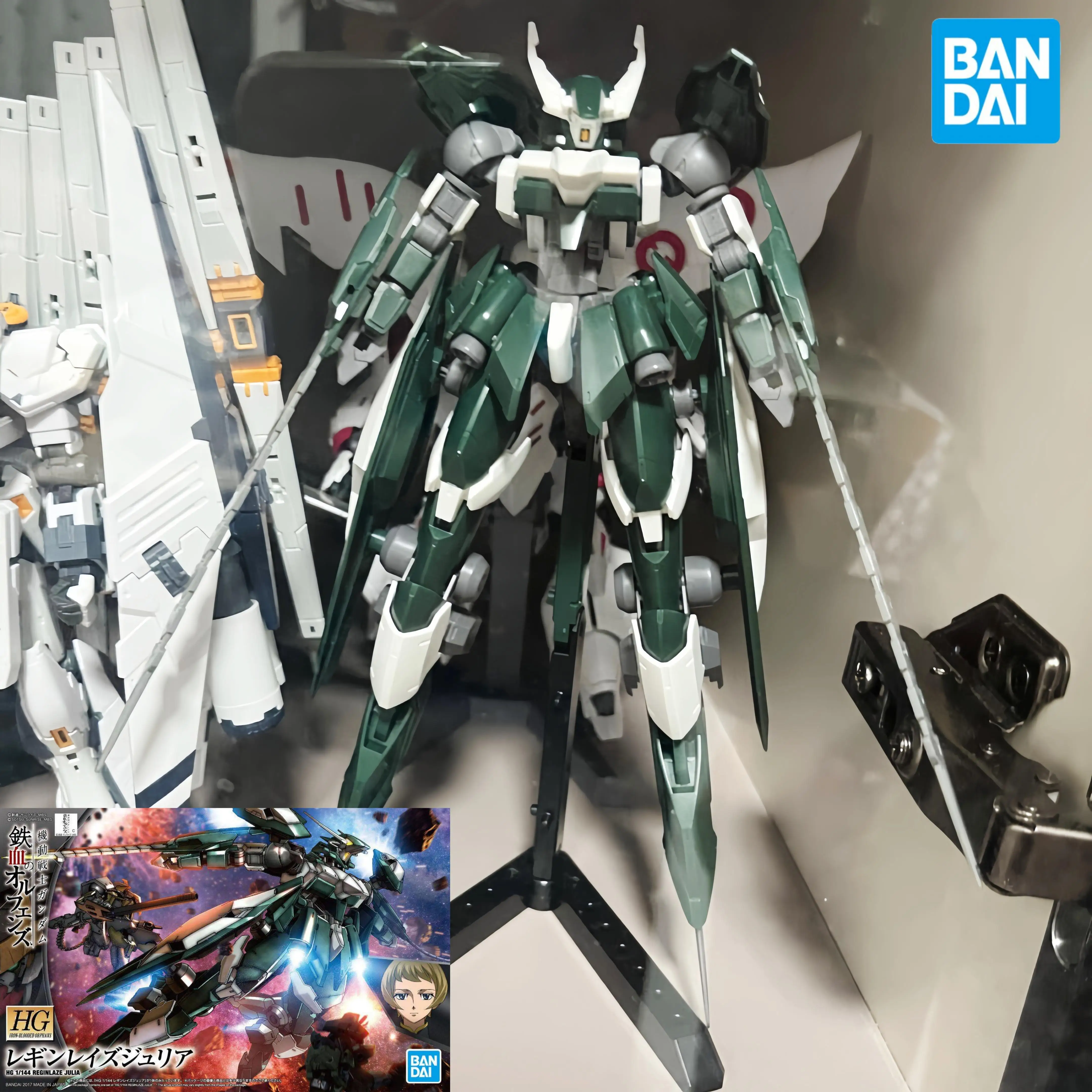 Original Bandai Gundam Model Kit Ibo Hg 1/144 Reginlaze Julia Anime Action Figure Collection Assembly Model Toys Gifts
Original Bandai Gundam Model Kit Ibo Hg 1/144 Reginlaze Julia Anime Action Figure Collection Assembly Model Toys Gifts