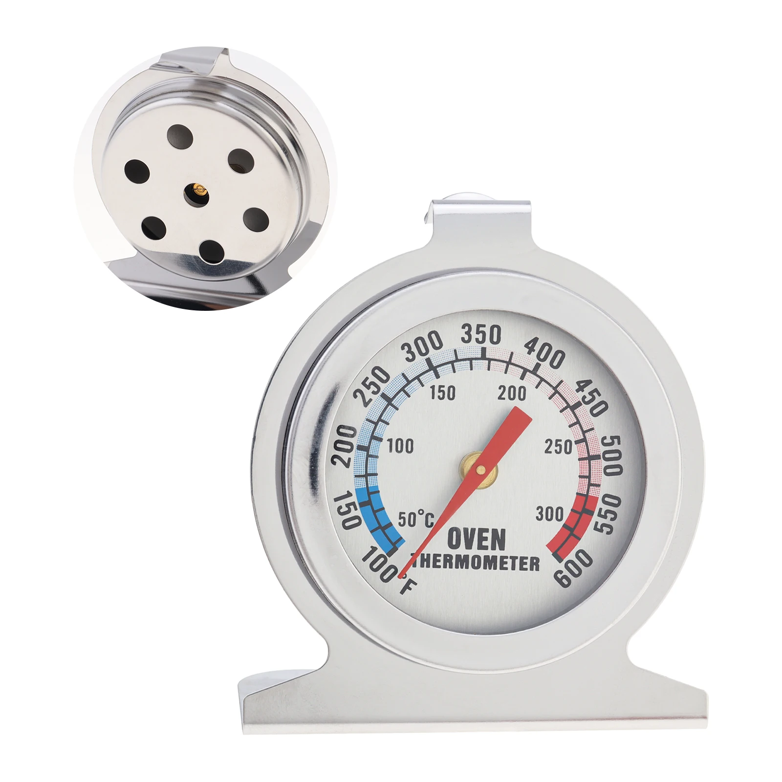 Stainless Steel Oven Cookware Thermometer Kitchen Home Cooking Mini Thermometer Barbecue BBQ Temperature Gauge 50-300C/100F-600F
Stainless Steel Oven Cookware Thermometer Kitchen Home Cooking Mini Thermometer Barbecue BBQ Temperature Gauge 50-300C/100F-600F