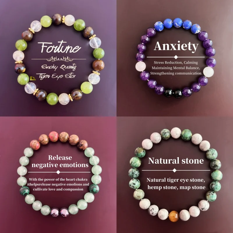 Healing Crystal Tiger Eye Stone Tea Crystal Amethyst Obsidian Green Aventurine Bracelet
Healing Crystal Tiger Eye Stone Tea Crystal Amethyst Obsidian Green Aventurine Bracelet