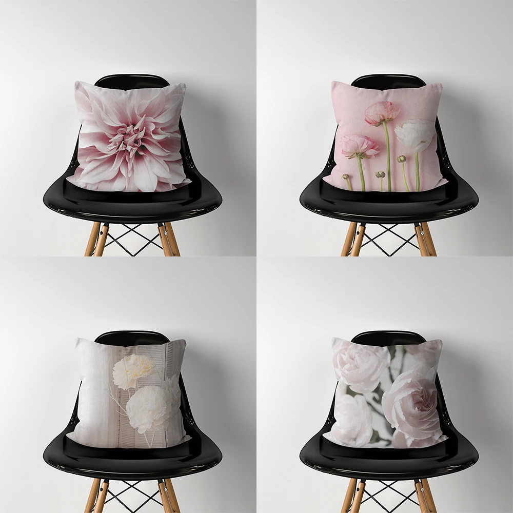 Home Decor Pink Flower Print Cushion Cover Soft Polyester Pillowcase Bedroom Car funda de almohada
Home Decor Pink Flower Print Cushion Cover Soft Polyester Pillowcase Bedroom Car funda de almohada