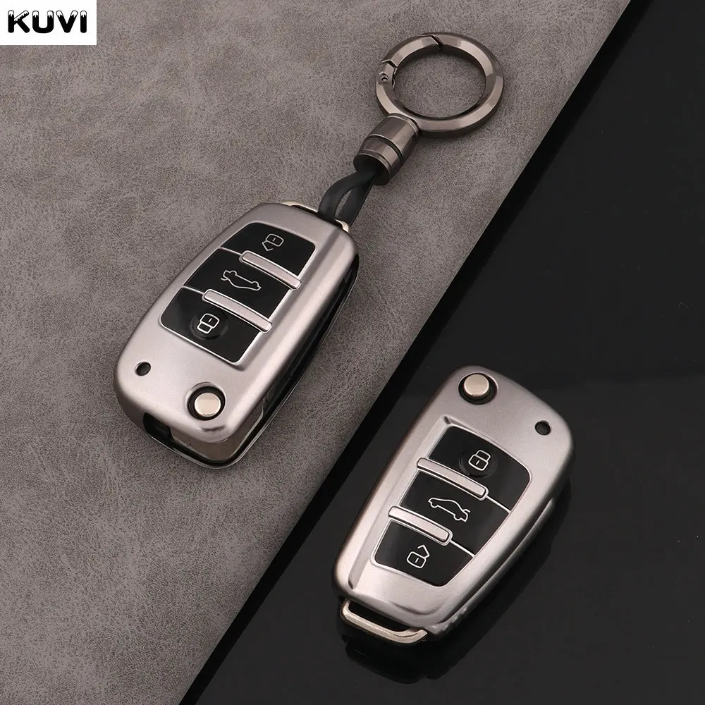 TPU Car Flip Key Case Cover Shell Fob For Audi A3 8L 8P A4 B6 B7 B8 A6 C5 C6 4F RS3 Q3 Q7 TT 8L 8V S3 Protector Holder Keyless
TPU Car Flip Key Case Cover Shell Fob For Audi A3 8L 8P A4 B6 B7 B8 A6 C5 C6 4F RS3 Q3 Q7 TT 8L 8V S3 Protector Holder Keyless