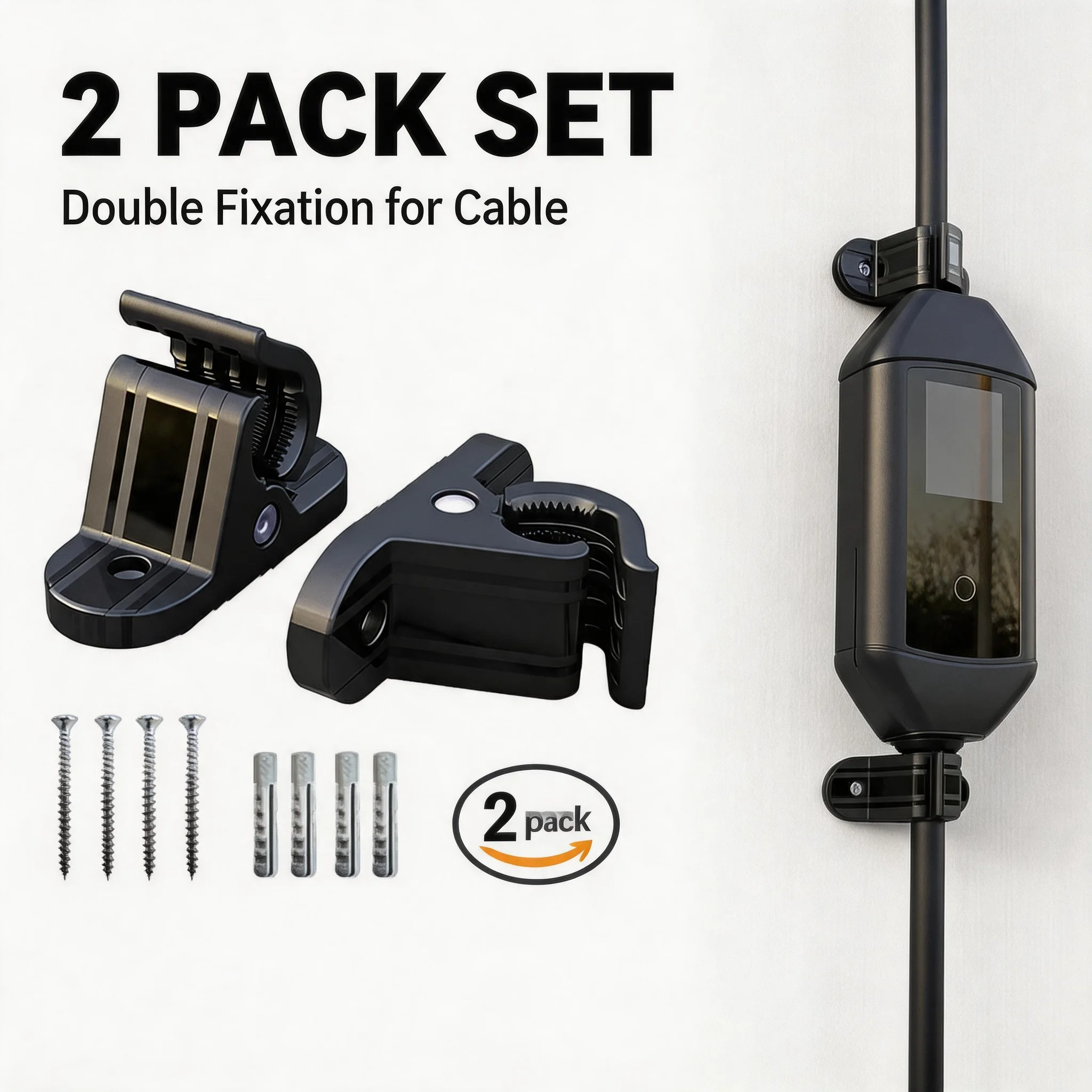 Household Charging Station Home EV Charger Fixing Clamp Bracket Cable Clips Wall Mount Holder Bracket for Car Wall Garage
Household Charging Station Home EV Charger Fixing Clamp Bracket Cable Clips Wall Mount Holder Bracket for Car Wall Garage