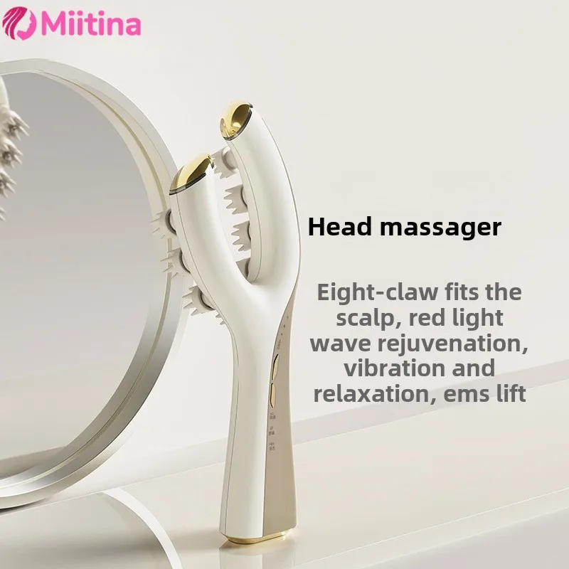 EMS Head Massager Microcurrent Red Light Massage Comb Electric Massage Comb Scalp Care Massage Instrument Scalp Massager Relax
EMS Head Massager Microcurrent Red Light Massage Comb Electric Massage Comb Scalp Care Massage Instrument Scalp Massager Relax