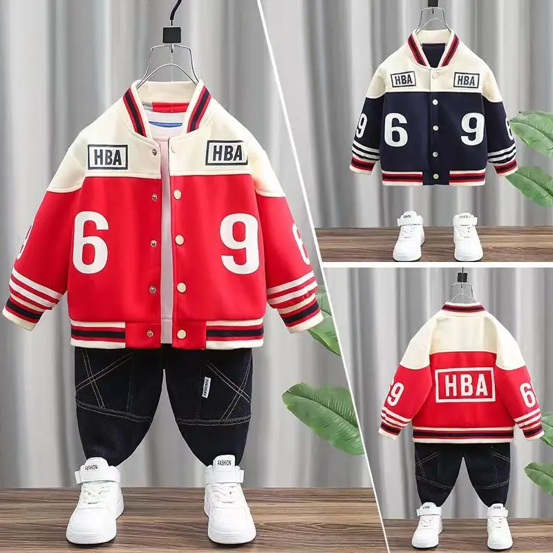 new spring and autumn 2025 boys' baseball jackets and sports jackets cool and stylish streetwear for middle and large children
new spring and autumn 2025 boys' baseball jackets and sports jackets cool and stylish streetwear for middle and large children