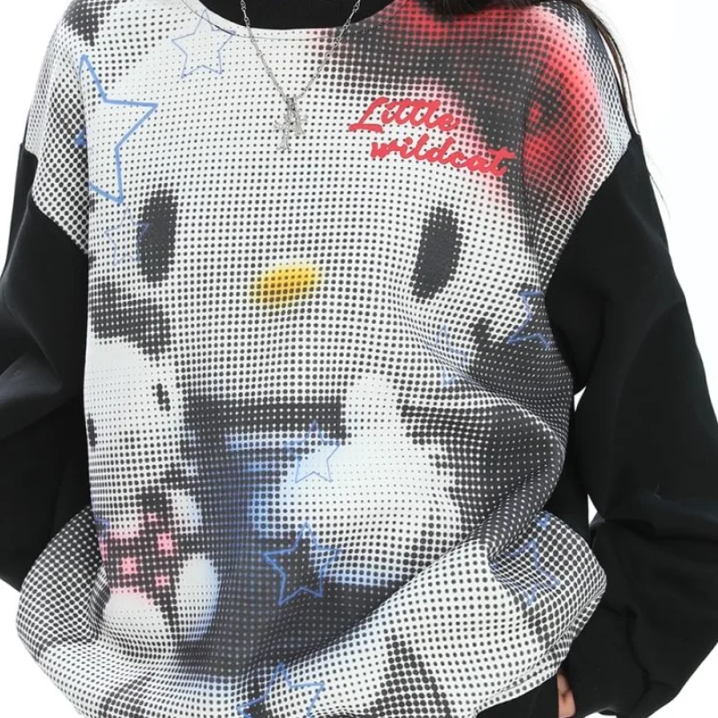 Sanrio HelloKitty Топы для девочек Kawaii Аниме Модная студенческая повседневная рубашка с длинными рукавами на осень и зиму с круглым вырезом Новые топы
Sanrio HelloKitty Топы для девочек Kawaii Аниме Модная студенческая повседневная рубашка с длинными рукавами на осень и зиму с круглым вырезом Новые топы