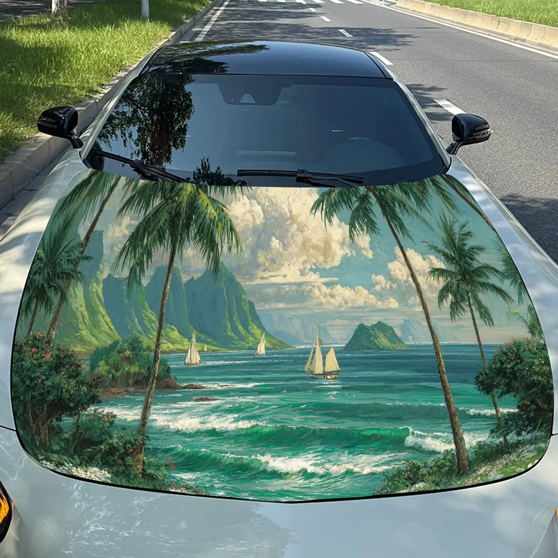 Endless azure waves Car Hood Vinyl Stickers Car Surface Protection Decal Car Decoration Cover Vinyl Wraps Waterproof Self-adhesi
Endless azure waves Car Hood Vinyl Stickers Car Surface Protection Decal Car Decoration Cover Vinyl Wraps Waterproof Self-adhesi