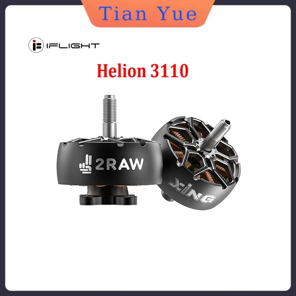 iFlight Helion 10 3110 900KV FPV двигатель для радиоуправляемого дрона, вал 5 мм, легкий высокоскоростной пропеллер для деталей летающего крыла самолета
iFlight Helion 10 3110 900KV FPV двигатель для радиоуправляемого дрона, вал 5 мм, легкий высокоскоростной пропеллер для деталей летающего крыла самолета