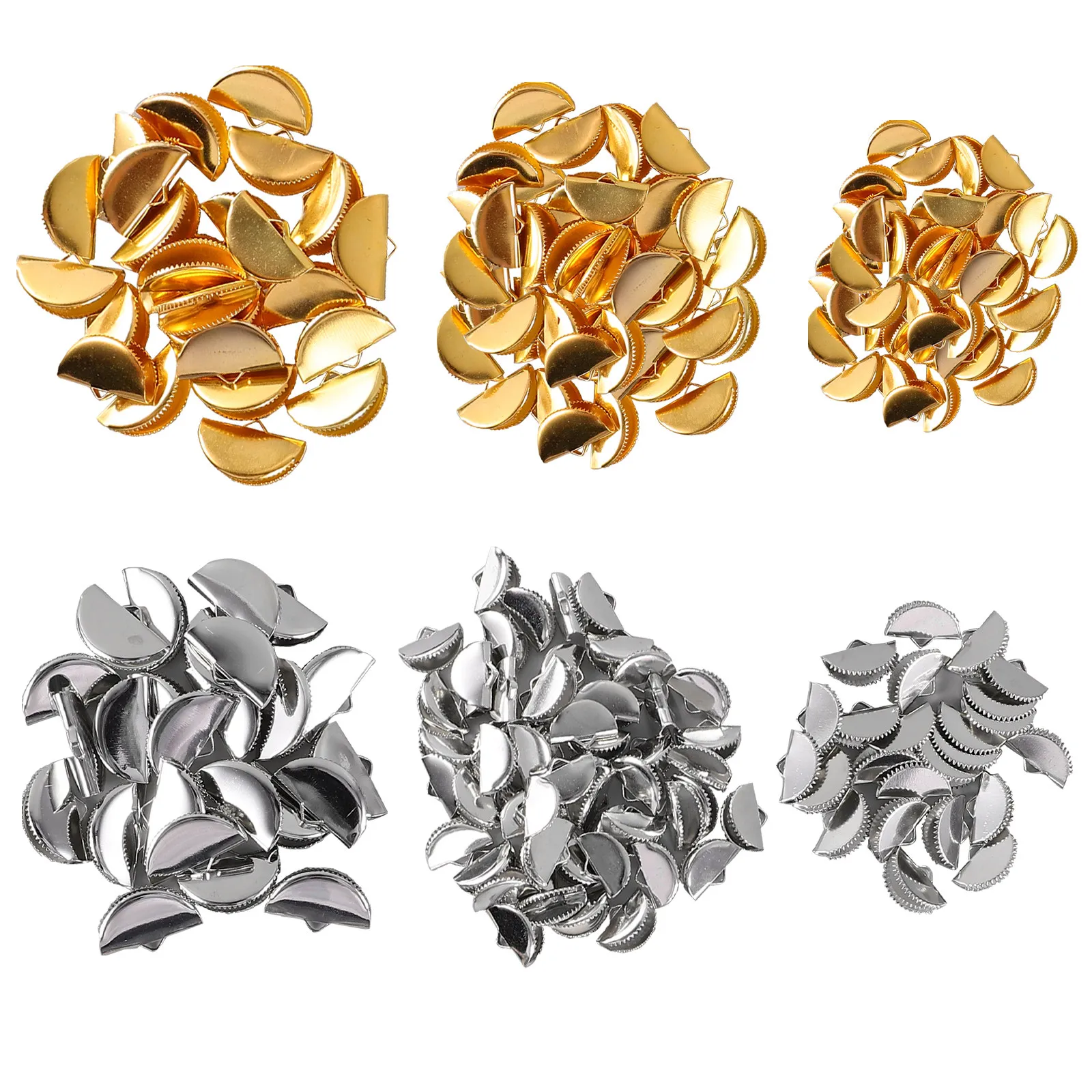 300 шт. Заготовки для застежек из сплава, полукруглые, в форме веера, для лент и шнуров, коннекторы для изготовления украшений, аксессуары для рукоделия DIY
300 шт. Заготовки для застежек из сплава, полукруглые, в форме веера, для лент и шнуров, коннекторы для изготовления украшений, аксессуары для рукоделия DIY