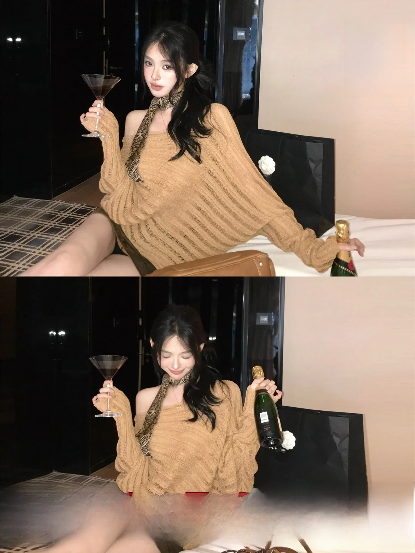 Женский вязаный топ Okaaay с длинными рукавами, открытыми плечами, рукавами «летучая мышь», повседневный осенний топ в стиле «ленивый шик» с боковым воротником
Женский вязаный топ Okaaay с длинными рукавами, открытыми плечами, рукавами «летучая мышь», повседневный осенний топ в стиле «ленивый шик» с боковым воротником