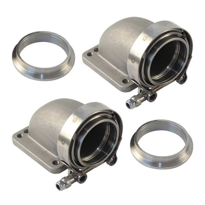 For T3 T4 Turbo+Clamps Flange 2PCS 2.5" Vband 90 Degree Steel Cast Elbow Adapter
For T3 T4 Turbo+Clamps Flange 2PCS 2.5" Vband 90 Degree Steel Cast Elbow Adapter