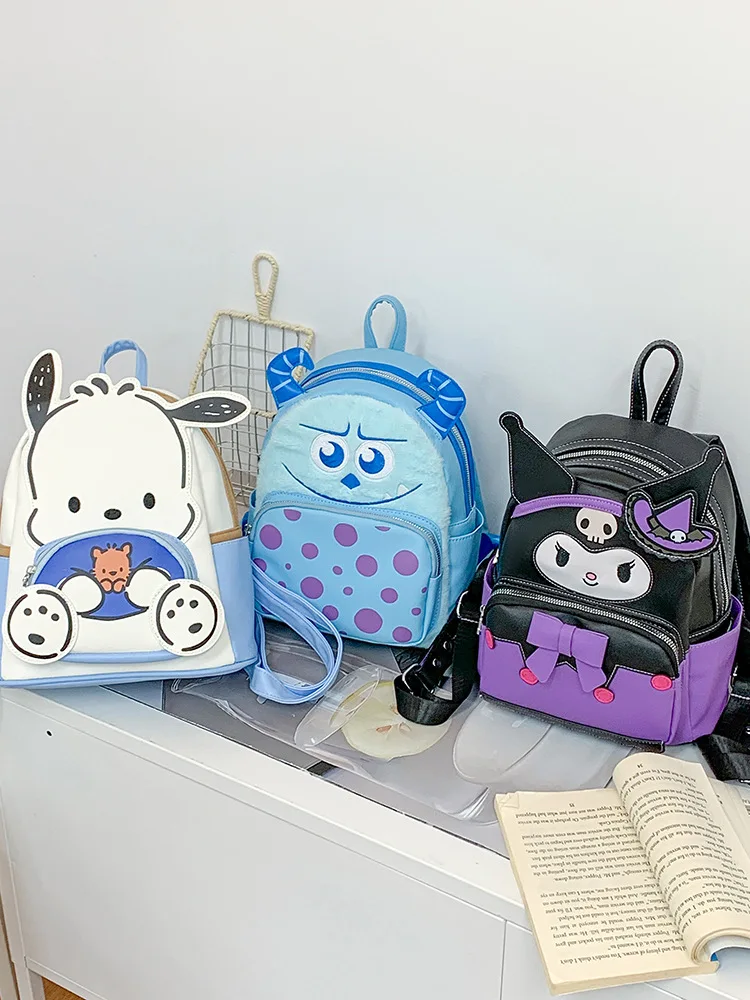 Kawaii Sanrio Cinnamoroll Kuromi Backpack Cute High-Fashion Schoolgirl Style Storage Casual Small Book Bag Girls' Gift
Kawaii Sanrio Cinnamoroll Kuromi Backpack Cute High-Fashion Schoolgirl Style Storage Casual Small Book Bag Girls' Gift