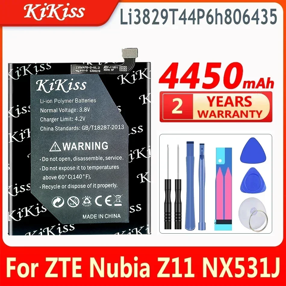 Новый аккумулятор KIKISS на 4100 мАч для ZTE Nubia Z11 Li3829T44P6h806435 NX531J, высококачественная аккумуляторная батарея с инструментами в подарок
Новый аккумулятор KIKISS на 4100 мАч для ZTE Nubia Z11 Li3829T44P6h806435 NX531J, высококачественная аккумуляторная батарея с инструментами в подарок