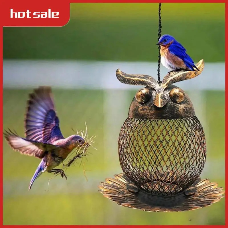 Outdoor Garden Wild Bird Feeder Hanging Bird Feeders,Metal Mesh Wild Bird Feeder For Outside For Garden Yard Decor Easy To Use
Outdoor Garden Wild Bird Feeder Hanging Bird Feeders,Metal Mesh Wild Bird Feeder For Outside For Garden Yard Decor Easy To Use